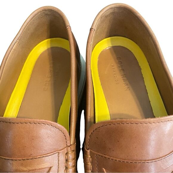 Men's Cole Haan Grand.os Tan Penny Loafer Size 10.5M - Picture 6 of 9